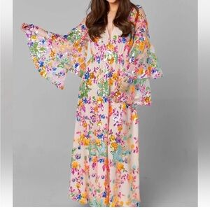 Buddy Love Multicolor Floral Maxi Dress